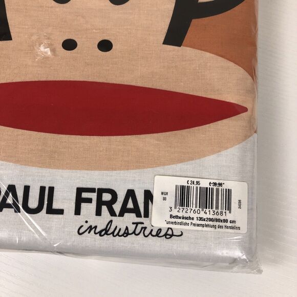 TWIN/SINGLE Paul Frank Duvet Cover Pillow Case Set Bring Julius Home - NEW Y2K - Picture 9 of 10